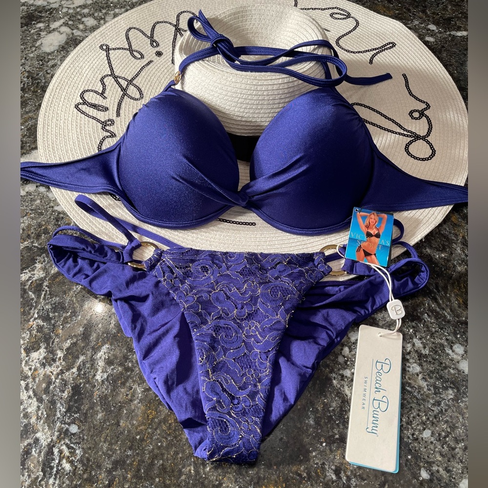 Victoria Secret bikini push-up and beach bunny combo 34D/L set